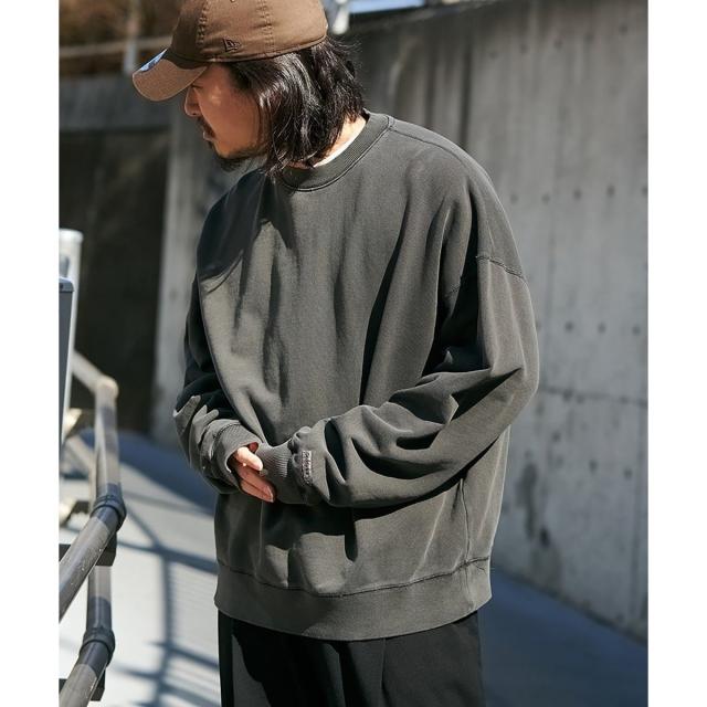 ヴァンスエクスチェンジ（VENCE EXCHANGE）/【Goodwear】製品染めBIGトレーナー