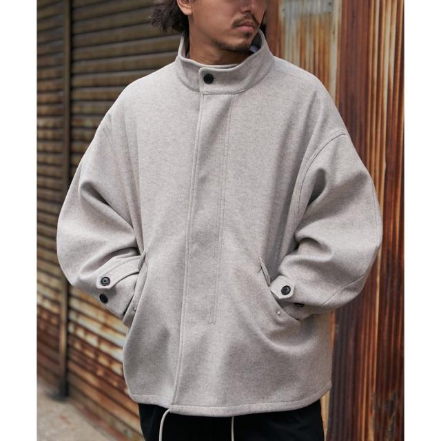 ヴァンスエクスチェンジ（VENCE EXCHANGE）/メルトンショートモッズコート