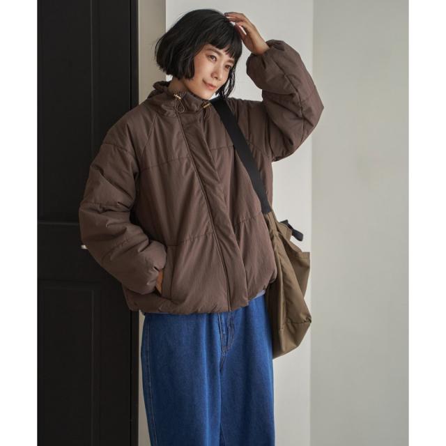 LBC（LBC）/スタンドネックワッシャーナカワタブルゾン