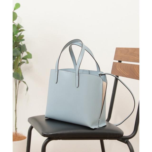 LBC（LBC）/配色合皮ミドルトートバッグ 5,159円