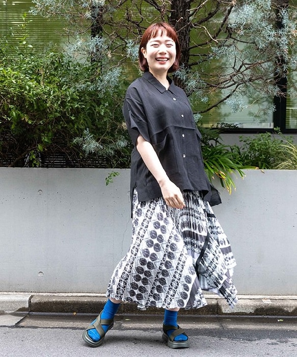 ★タグ付未使用★大きいサイズ★ アズノウアズオオラカ　可愛い刺繍のチュニック アズノウアズオオラカ チュニック ☆タグ付き未使用☆アズノウアズ