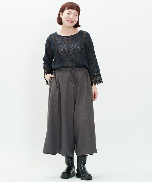 アズノゥアズオオラカ（AS KNOW AS olaca）/【大きいサイズ】ギャッザ