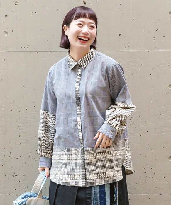 アズノゥアズオオラカ(AS KNOW AS olaca)/【大きいサイズ】チェックだけじゃないSHの通販は