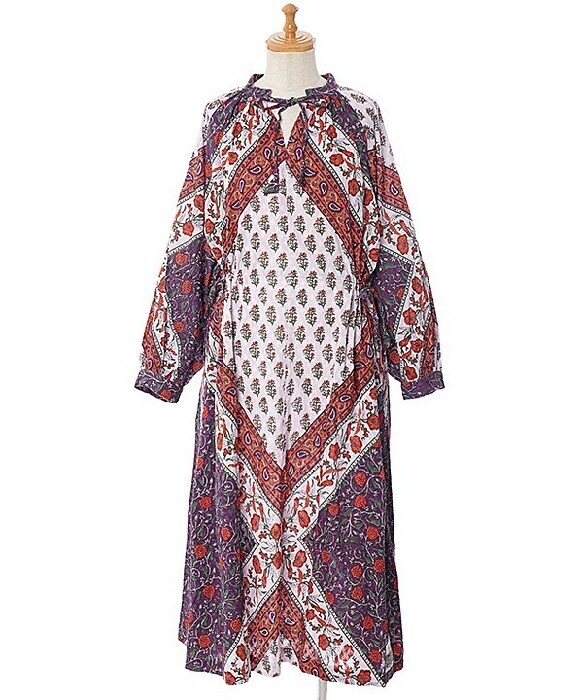 週末限定セール！アズノウアズ オオラカ ワンピース 茶*丸様