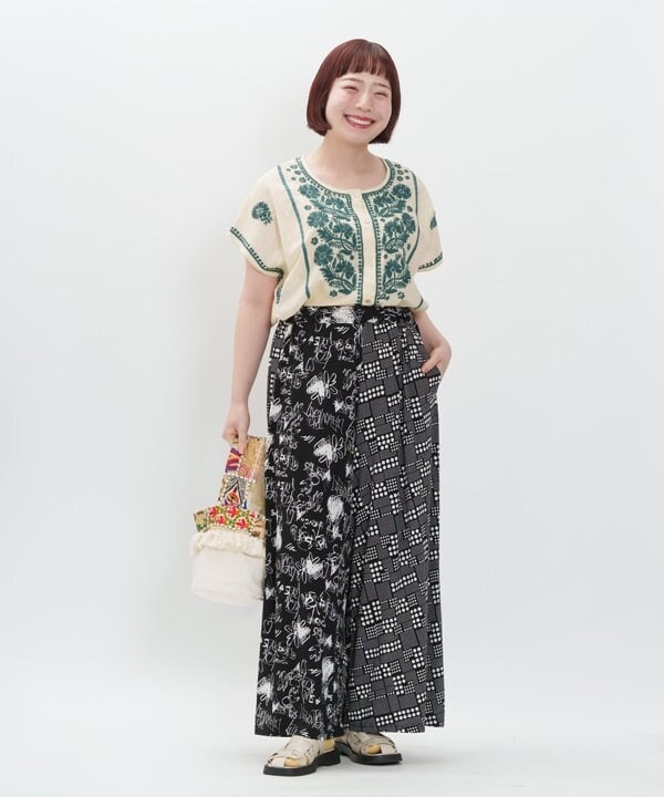 アズノゥアズオオラカ（AS KNOW AS olaca）/【大きいサイズ】ドット落書きエスパンＰＴ