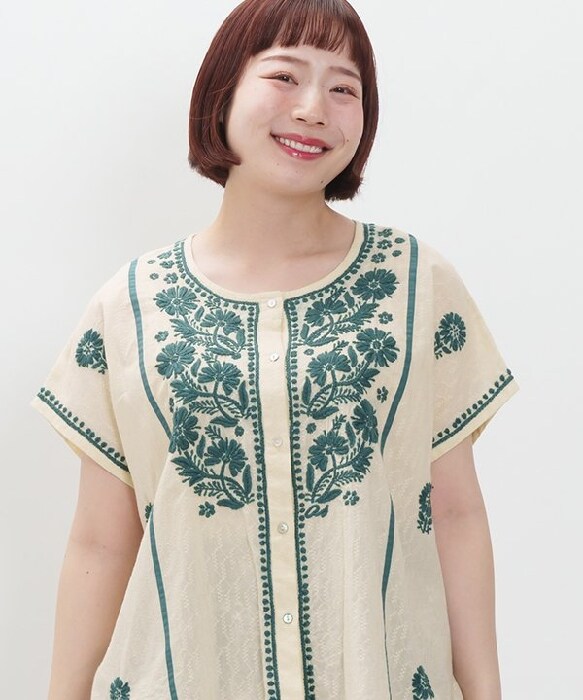 AS KNOW AS olaca モリっとラクノー刺繍ＳＨ モリっとラクノー刺繍SH | AS KNOW AS オンラインショップ