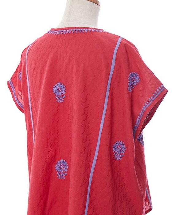 AS KNOW AS olaca モリっとラクノー刺繍ＳＨ アズノゥアズオオラカ（AS KNOW AS olaca）/【大きいサイズ