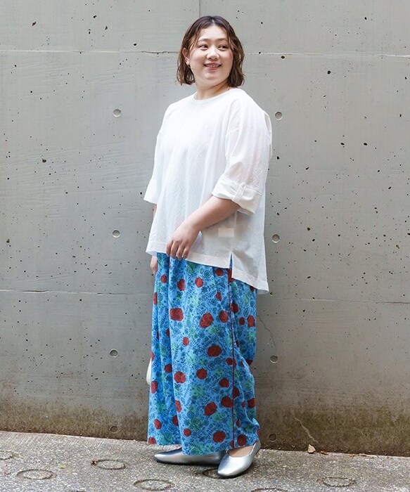 アズノウアズオオラカ 半袖ロングワンピース サイズ5 大きいレディース