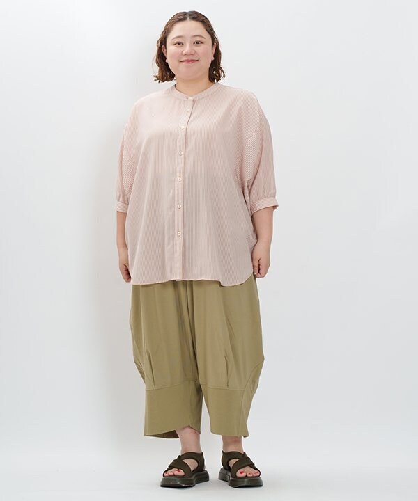 アズノウアズオオラカ　ブラウス　パンツ　上下セット アズノゥアズオオラカ（AS KNOW AS olaca）/【大きいサイズ】ひやひや