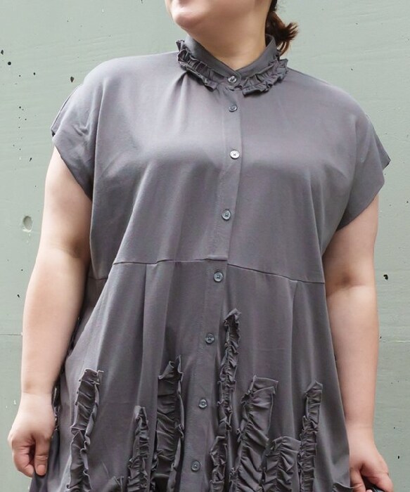 アズノゥアズオオラカ（AS KNOW AS olaca）/【大きいサイズ】フリル