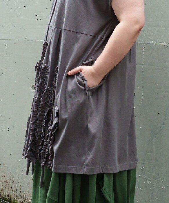 アズノゥアズオオラカ（AS KNOW AS olaca）/【大きいサイズ】フリル