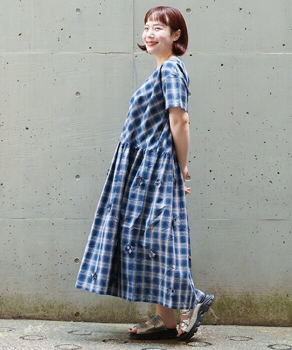 アズノゥアズオオラカ（AS KNOW AS olaca）/【大きいサイズ】チェック