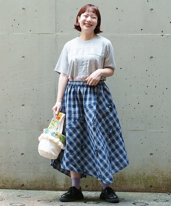 アズノゥアズオオラカ（AS KNOW AS olaca）/【大きいサイズ】チェック