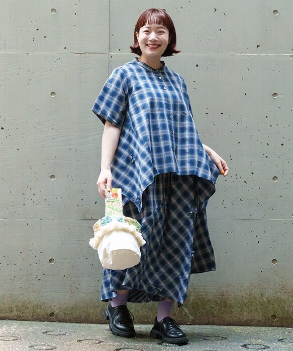 アズノゥアズオオラカ（AS KNOW AS olaca）/【大きいサイズ】チェック