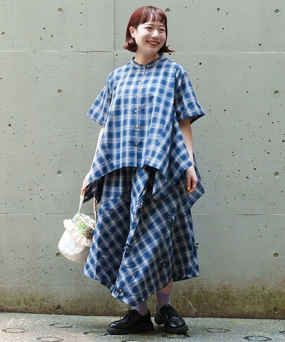 アズノゥアズオオラカ（AS KNOW AS olaca）/【大きいサイズ】チェック