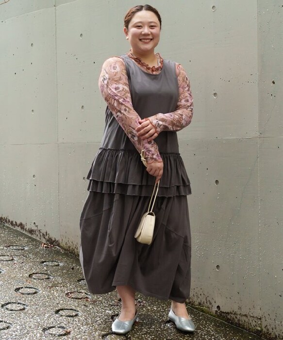 アズノゥアズオオラカ（AS KNOW AS olaca）/【大きいサイズ】花々の戯れチュールＰＯ アズノゥアズオオラカ（AS KNOW AS olaca）/【大きいサイズ】花々の