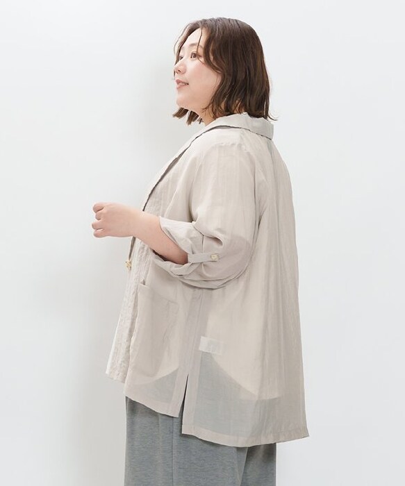 アズノゥアズオオラカ（AS KNOW AS olaca）/【大きいサイズ】シアーワセヤサシアーＪＫ アズノゥアズオオラカ（AS KNOW AS olaca）/【大きいサイズ】シアー