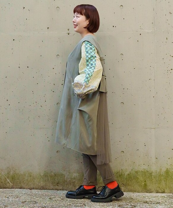 アズノゥアズオオラカ（AS KNOW AS olaca）/【大きいサイズ】全方位型ジレー アズノゥアズオオラカ（AS KNOW AS olaca）/【大きいサイズ】全方位型