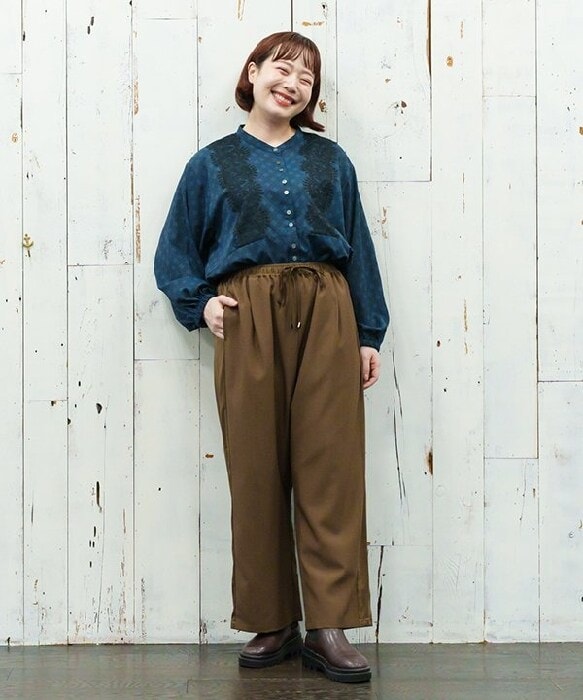 アズノゥアズオオラカ（AS KNOW AS olaca）/【大きいサイズ】きちんとサテンラインＰＴ