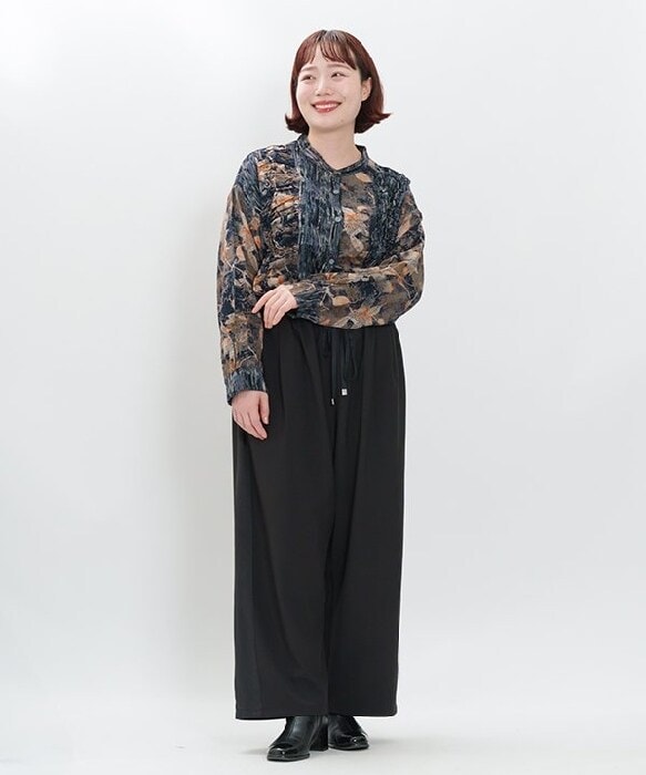 アズノゥアズオオラカ（AS KNOW AS olaca）/【大きいサイズ】きちんとサテンラインＰＴ アズノゥアズオオラカ（AS KNOW AS olaca）/【大きいサイズ】きちんと