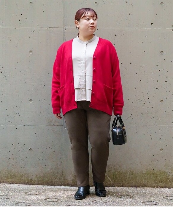 アズノゥアズオオラカ（AS KNOW AS olaca）/【大きいサイズ】ストレスレスなテーパー