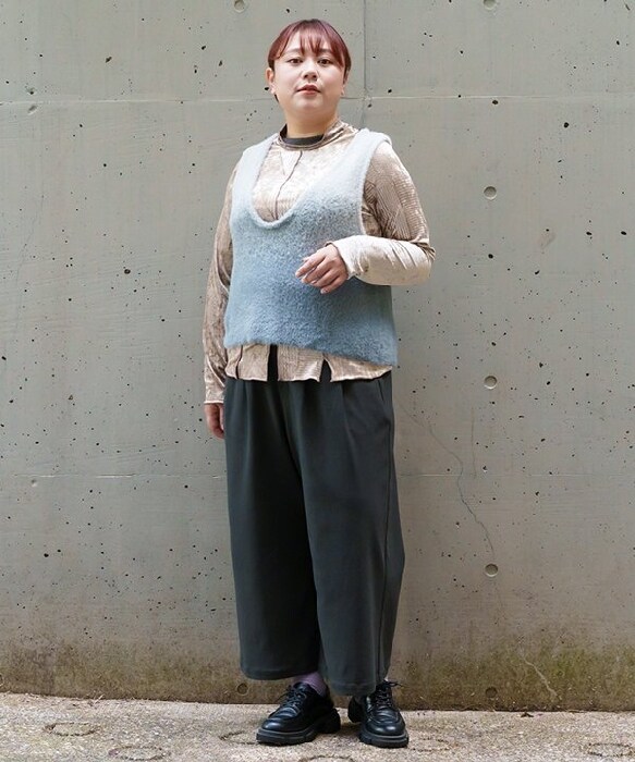 アズノゥアズオオラカ（AS KNOW AS olaca）/【大きいサイズ】ストレスレスなワイド