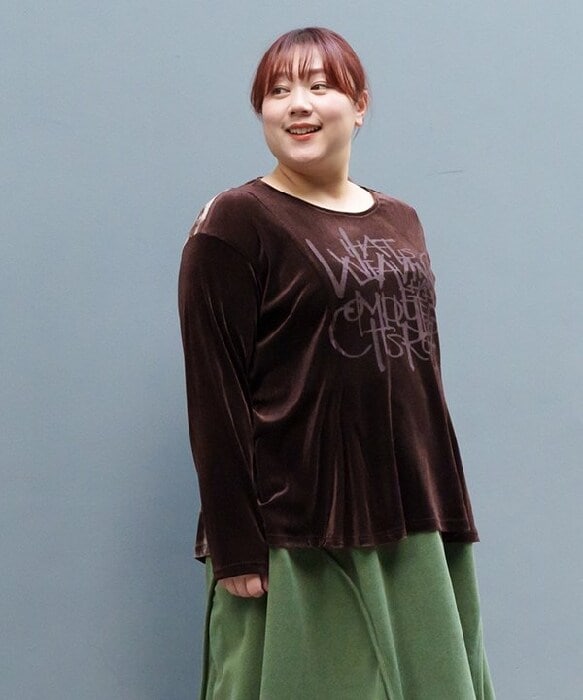 アズノゥアズオオラカ（AS KNOW AS olaca）/【大きいサイズ】ベロアグラフィティーＰＯ