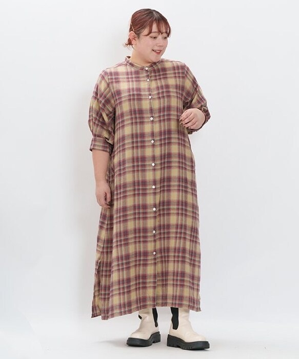 アズノゥアズオオラカ（AS KNOW AS olaca）/【大きいサイズ】オンブレチックＣＨＫＯＰ