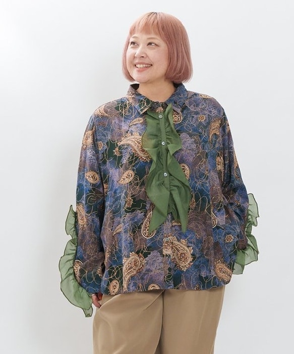 アズノゥアズオオラカ（AS KNOW AS olaca）/【大きいサイズ】ペイズリーワールドＳＨ_14