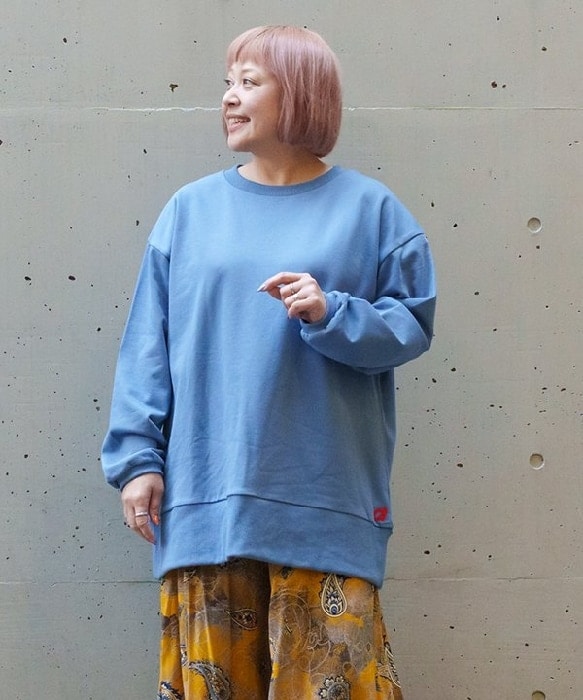 アズノゥアズオオラカ（AS KNOW AS olaca）/【大きいサイズ】シンプリーゆるトレーナー