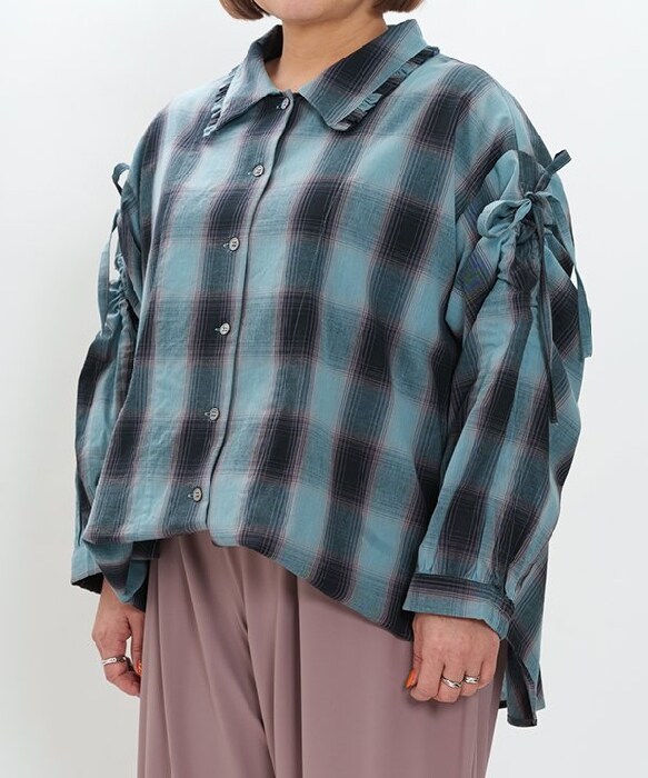 アズノゥアズオオラカ（AS KNOW AS olaca）/【大きいサイズ】チェックＳＨだニャーア_13