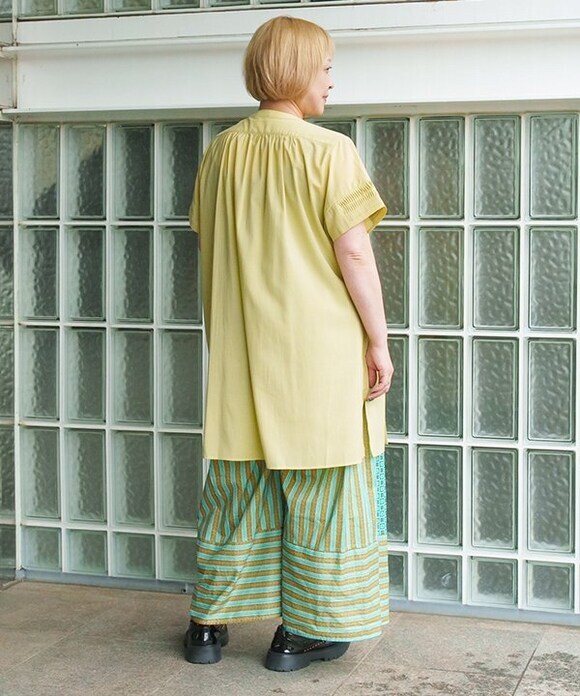 アズノウアズ　オオラカ　やわらかプリーツTN 大きいサイズ　チュニック アズノゥアズオオラカ（AS KNOW AS olaca）/【大きいサイズ】やわらか