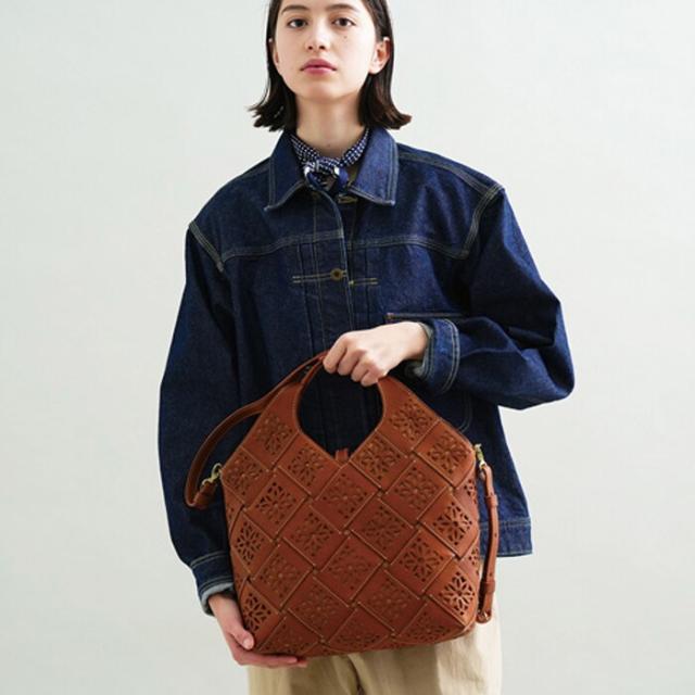 ゲンテン（genten）/サスティナブルカットワーク 2WAYバッグの