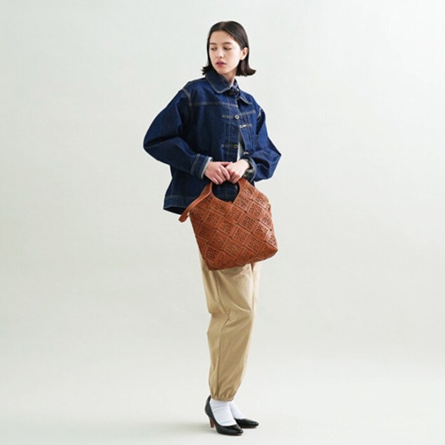 ゲンテン（genten）/サスティナブルカットワーク 2WAYバッグの