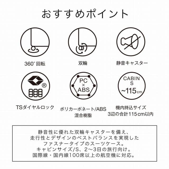 ace．（ace．）/スーツケース 機内持ち込み 35L フロントポケット パリセイドZd ace．_7