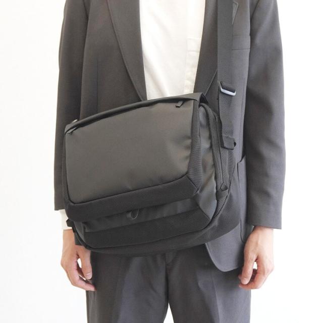 ace．（ace．）/メッセンジャーバッグ 斜め掛け A4収納可能 ace． ラグレンティスクロス