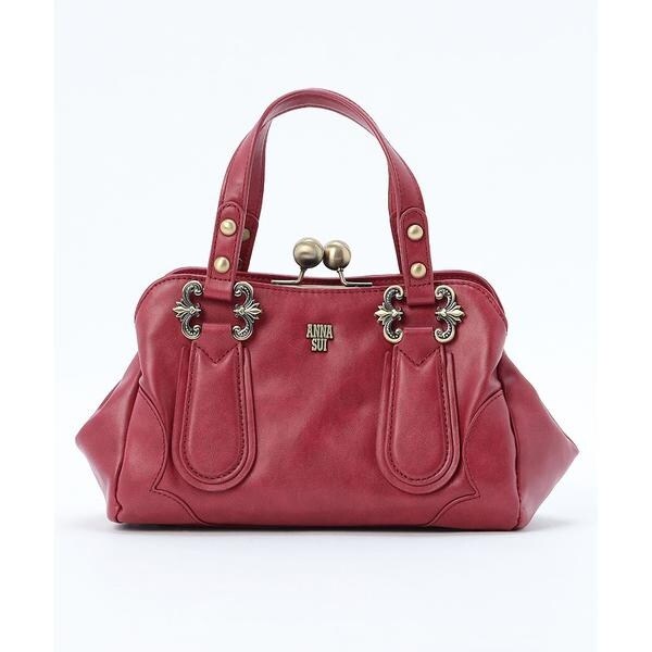 ANNA SUI 2way バッグ　赤　レザー アナ スイ（ANNA SUI）/ディディオン 2wayバッグ ターコイズの通販はau