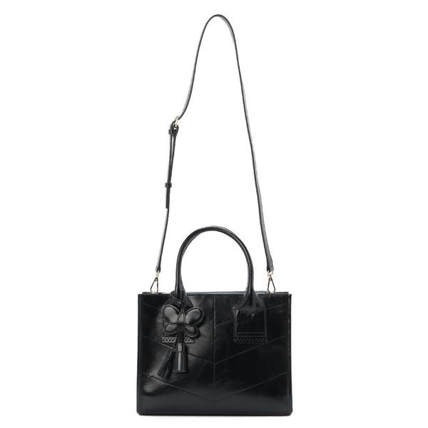 ANNA SUI アナ スイラウンディ 2WAYトートバッグ ハンドバッグ アナスイ ANNA SUI ポワロ 2wayトートバッグ （クロ） -人気