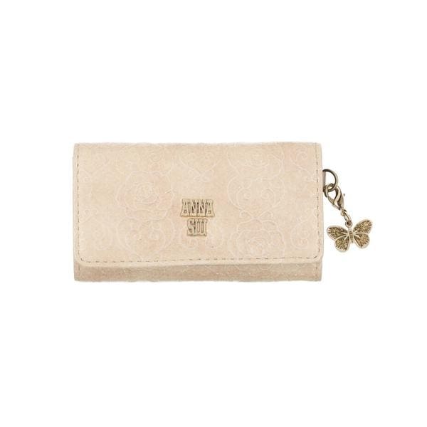 新品 アナスイANNA SUI ローズハート キーケース ワイン エナメル未使用 ANNA SUI キーケース 「ANNA SUI」 「アナスイ」 ローズハート
