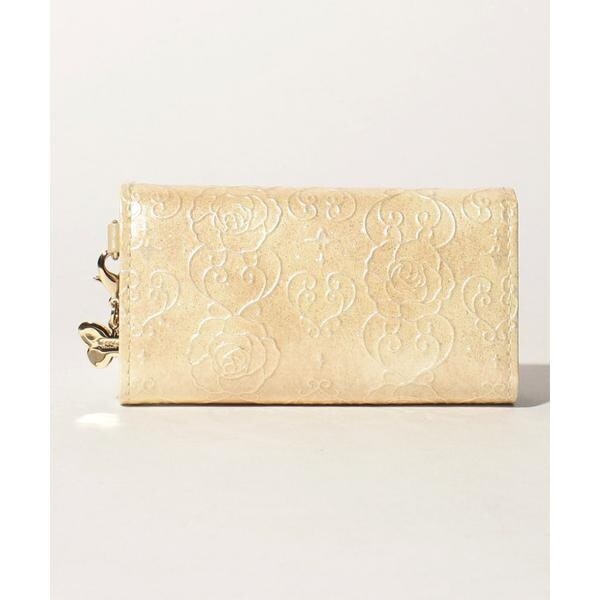新品　ANNA SUI アナスイ　キーケース　ヴィンテージローズ　イエロー 新品未使用】アナスイ ヴィンテージローズ 4連キーケース