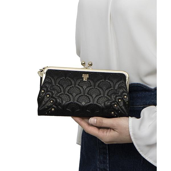 新品未使用　ANNASUI アナスイ　ピーコック 二つ折り口金長財布 ANNA SUI 財布 ピーコック 二つ折り口金長財布 レディース