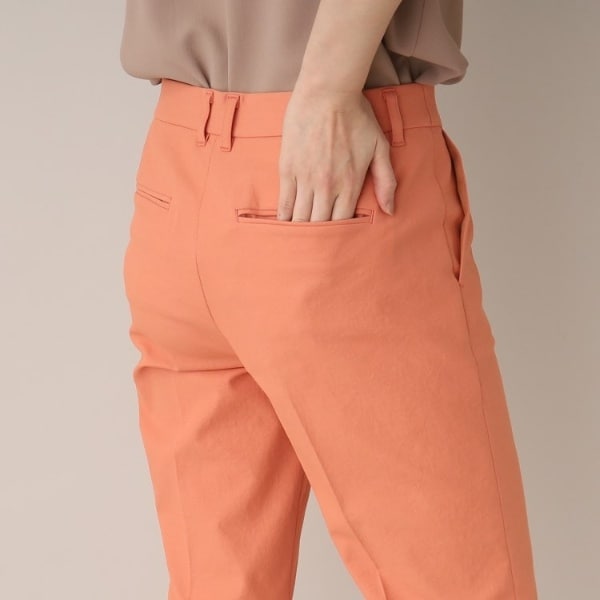 ☆完売品☆アンタイトル【さらっと穿けるパンツ／洗える】オックス 細身パンツ アンタイトル（UNTITLED）/【さらっと穿ける夏パンツ／洗える