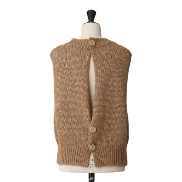 アンタイトル(UNTITLED)/ベビーアルパカニットジレの通販は アンタイトル(UNTITLED)/ベビーアルパカニットジレの通販は