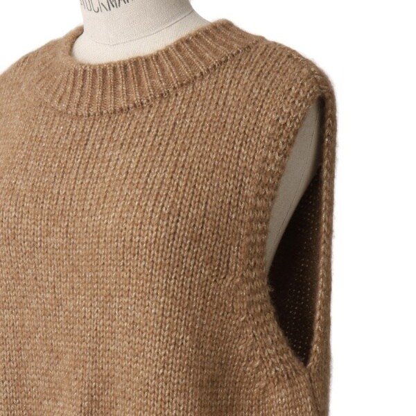 アンタイトル(UNTITLED)/ベビーアルパカニットジレの通販は アンタイトル(UNTITLED)/ベビーアルパカニットジレの通販は