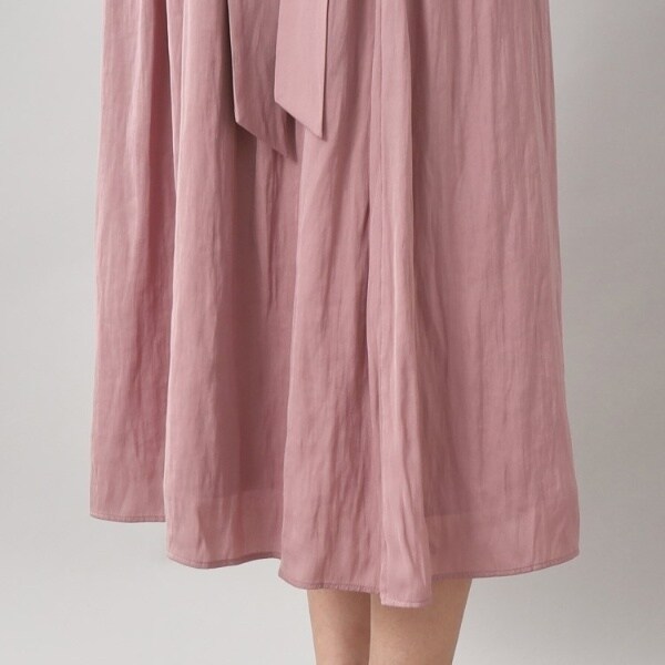 アンタイトル（UNTITLED）/スエードタッチ ギャザーワンピースの通販は