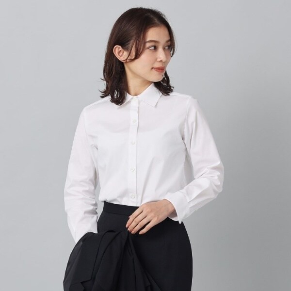 アンタイトル（UNTITLED）/【リクルート対応】ブロードストレッチ ベーシックシャツの通販は