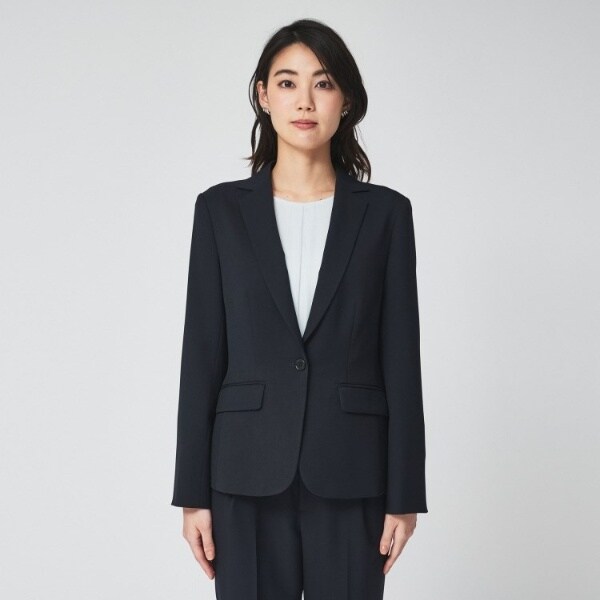 untitled スーツ 入卒に アンタイトル] ノーカラージャケット 【通勤