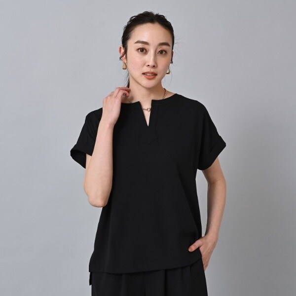 アンタイトル（UNTITLED）/【清涼感／夏も快適人気セットアップ】リラックスシルエット スキッパーブラウスの通販は 10,010円