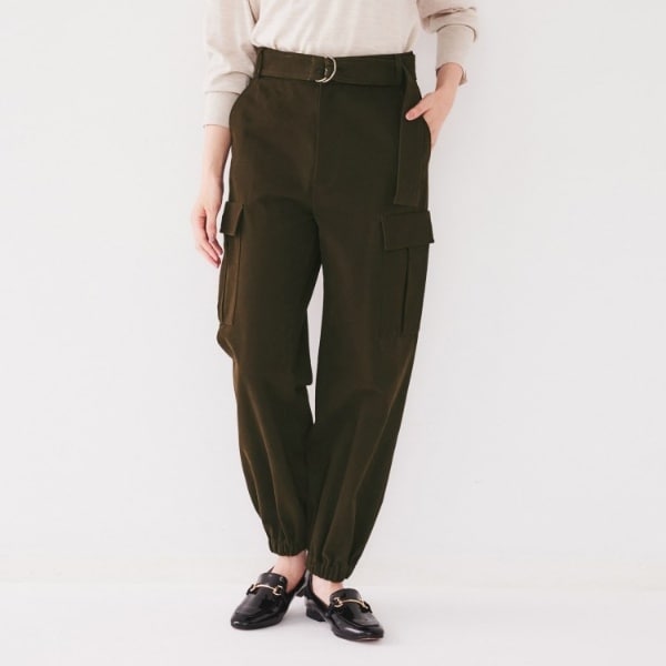 アンタイトル（UNTITLED）/【コットン100イタリア素材】コットンモール カーゴパンツ