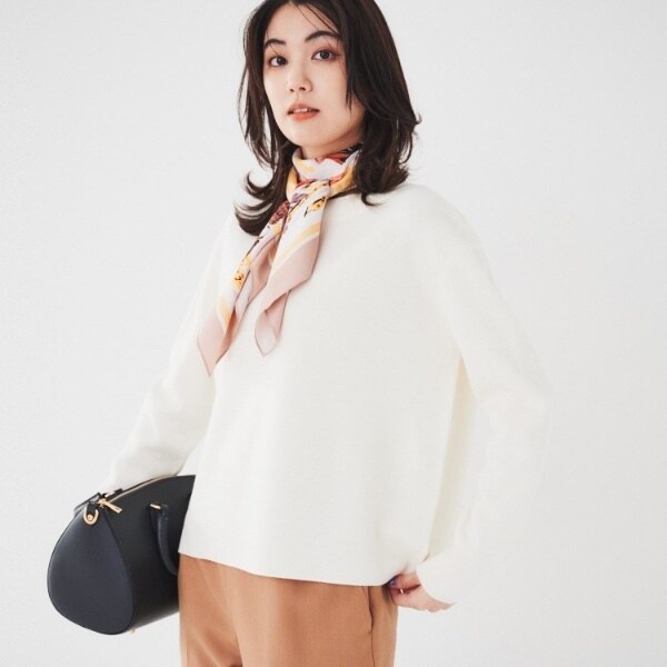 アンタイトル（UNTITLED）/【アンサンブル可能8色展開】ミラノリブ ワイドボートネックプルオーバーニット